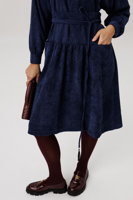 Платье Anelli 1730 темно-синий размер 42-54 #8