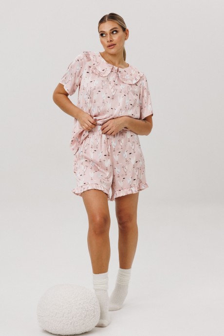 Пижама Anelli 1749 двойка розовый размер 44-52 #1