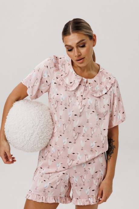Пижама Anelli 1749 двойка розовый размер 44-52 #7