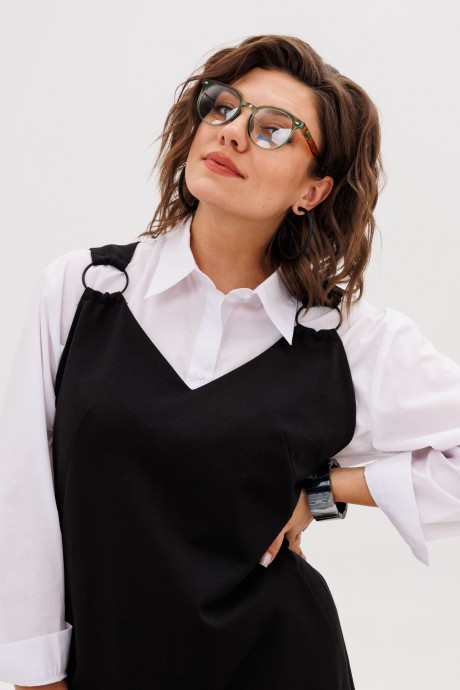 Сарафан Anelli 1711 черный размер 52-62 #8