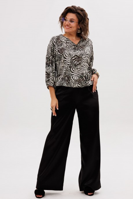 Блузка Anelli 1676.1 принт размер 50-62 #5