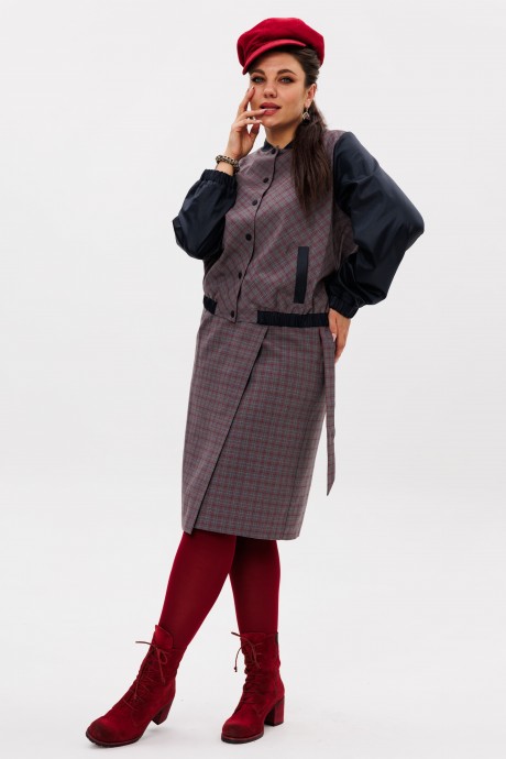 Бомбер Anelli 1378 клетка размер 44-54 #6