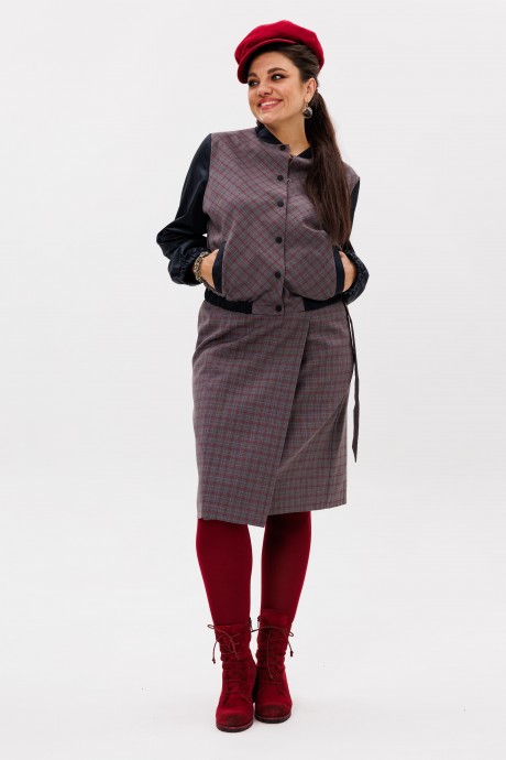 Бомбер Anelli 1378 клетка размер 44-54 #9