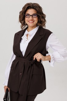 Жилетка Anelli 1502 Блестящий каштан #1