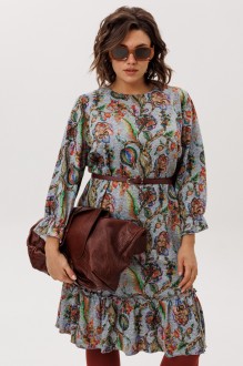 Платье Anelli 1775 мультиколор