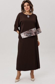 Брючный костюм Anelli 1793 двойка коричневый