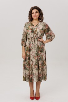 Платье Anelli 1805 кремовая виола