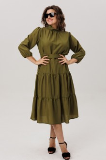 Платье Anelli 1798 оливка