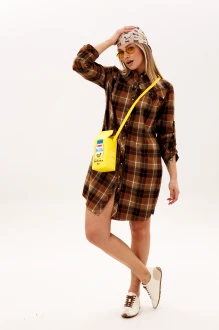 Платье Anelli 1835 коричневый