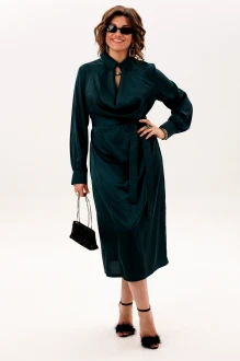 Платье Anelli 1832 темно-зеленый