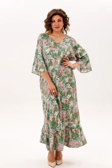 Платье Anelli 1822 зеленое