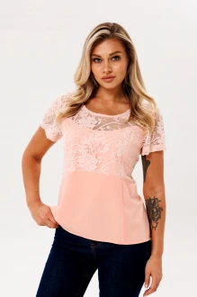 Блузка Anelli 1653 оранжевая