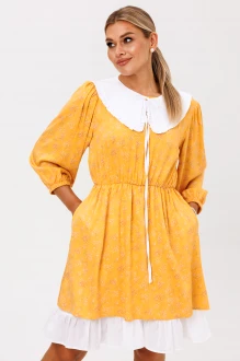 Платье Anelli 1644 желтое