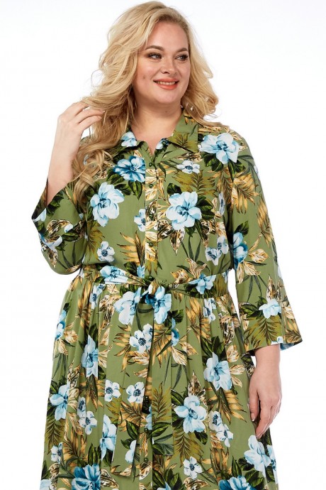 Платье Celentano 5004.2 оливковый размер 42-82 #3