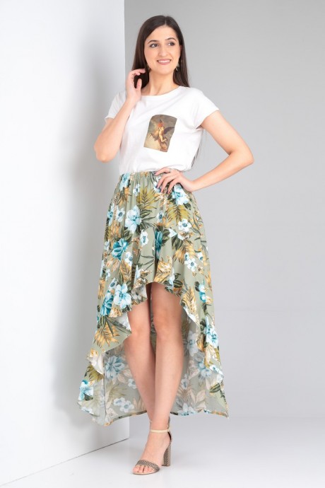 Юбка Celentano 5006 оливковый размер 42-60 #1