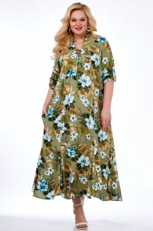 Платье Celentano 5021.1 оливковый #1