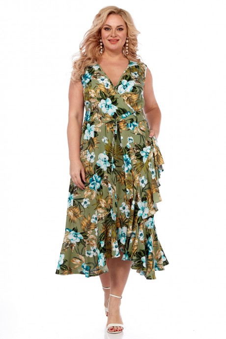 Платье Celentano 5024.2 оливковый размер 42-70 #1