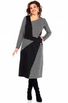 Платье Celentano 5071 гусиная лапка, черный