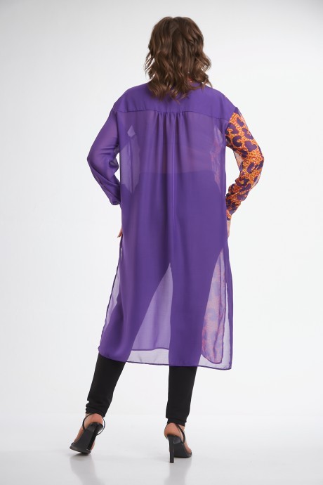 Блузка Avenue Fashion 0315-5 фиолетовый+дизайн размер 50-72 #6