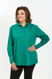 Рубашка Avenue Fashion 0301 -10 нефритово-зеленый #1