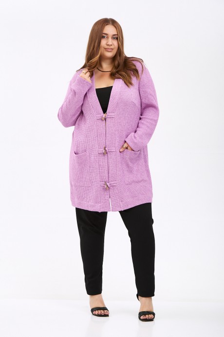 Кардиган Avenue Fashion 0322 -3 розово-фиолетовый размер 60-72 #2