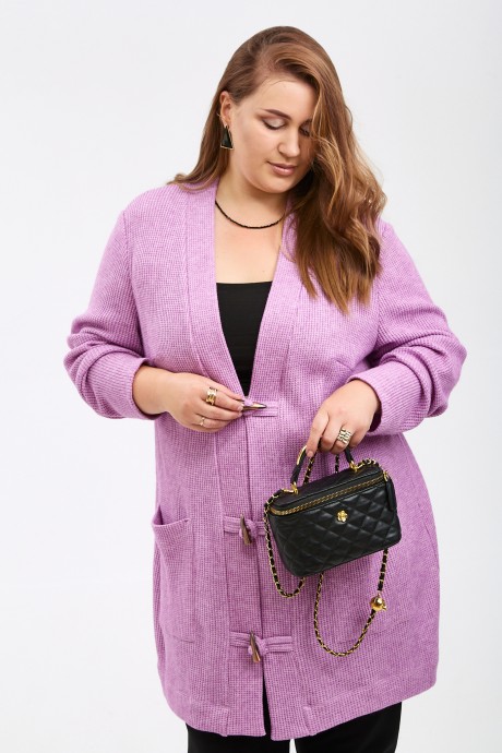Кардиган Avenue Fashion 0322 -3 розово-фиолетовый размер 60-72 #6