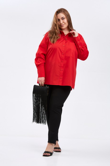 Рубашка Avenue Fashion 0301 -12 красный размер 54-72 #6