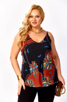 Топ Avenue 0346 -2 дизайн цветы, абстракция