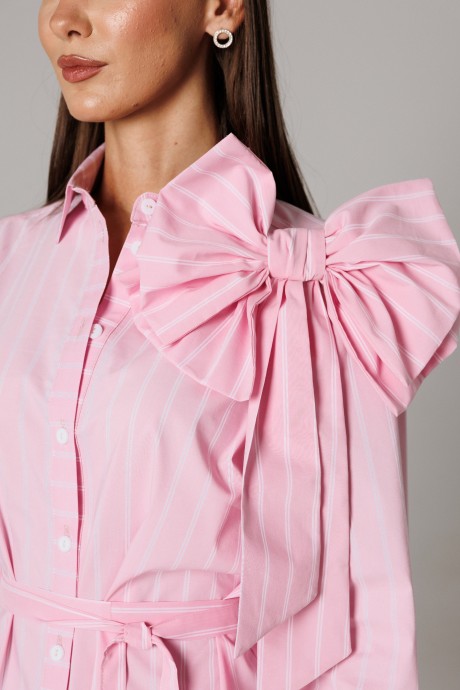 Блузка Ларс Стиль 1178 розовый размер 44-54 #4