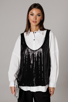 Блузка Ларс Стиль 1171 черный #1