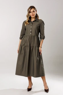 Платье Ларс Стиль 1203 /1 хаки