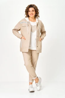 Брючный костюм Svetlana-Style 1569 тройка бежевый