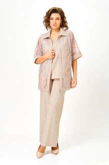 Брючный костюм Svetlana-Style 2119 тройка бежевый
