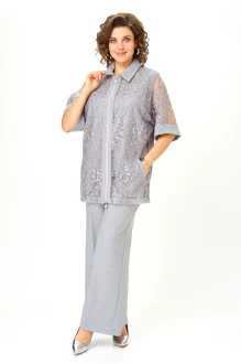 Брючный костюм Svetlana-Style 2119 тройка серый