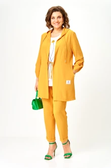 Брючный костюм Svetlana-Style 1527 тройка горчица