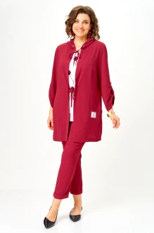 Брючный костюм Svetlana-Style 1527 тройка марсала