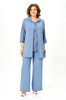 Брючный костюм Svetlana-Style 2025 тройка индиго