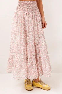 Юбка Buter 3299 розовые цветы
