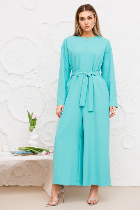 Комбинезон AmberA Style 1075в бирюза размер 42-60 #1