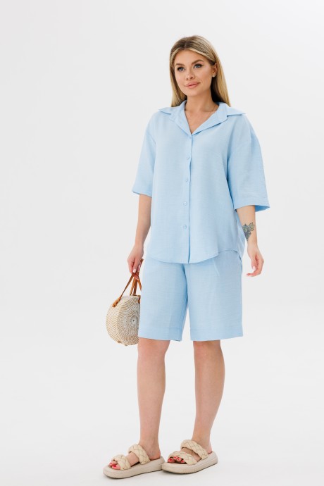 Костюм AmberA Style 2022 В голубой размер 44-60 #1