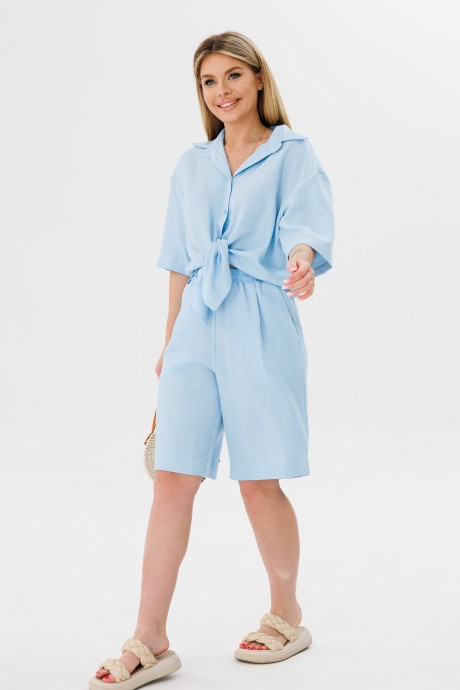 Костюм AmberA Style 2022 В голубой размер 44-60 #4
