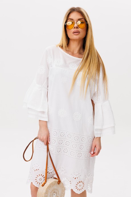 Платье AmberA Style 1119 молоко размер 44-60 #5