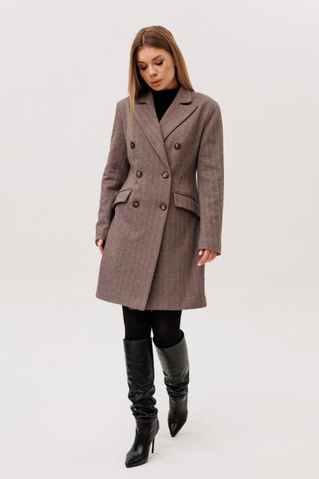 Костюм AmberA Style 2145 двойка шоколад размер 44-60 #3