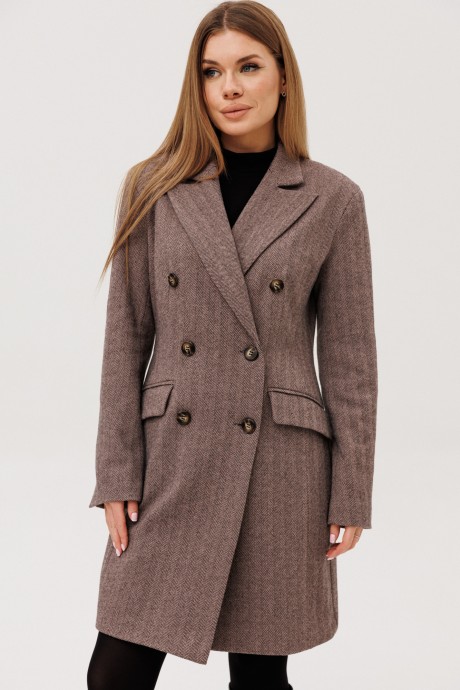 Костюм AmberA Style 2145 двойка шоколад размер 44-60 #4