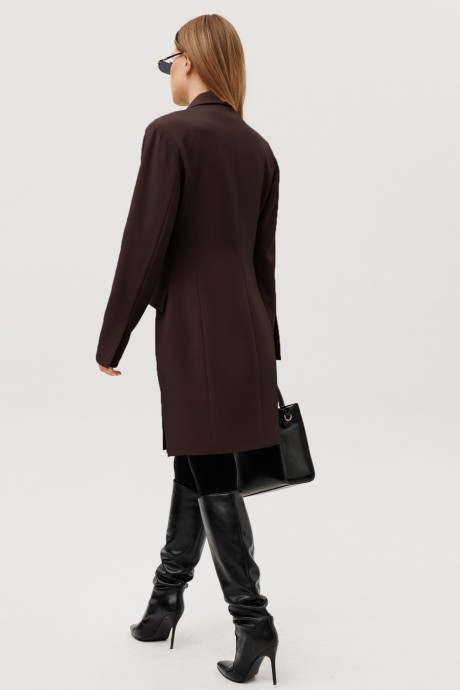 Платье AmberA Style 1135 -2 коричневый размер 44-60 #4