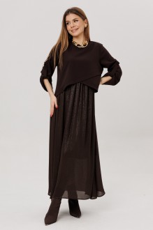 Вечернее платье AmberA Style 1007 -9 шоколад