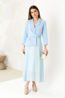 Вечернее платье AmberA Style 1034 -6 голубой