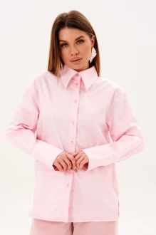 Рубашка AmberA Style 1141 пудра