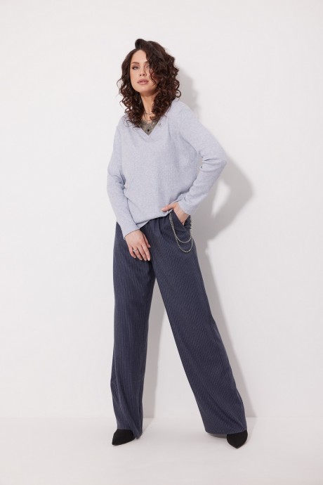 Джемпер (кофта) MG Wear 2251 голубой размер 42-52 #4