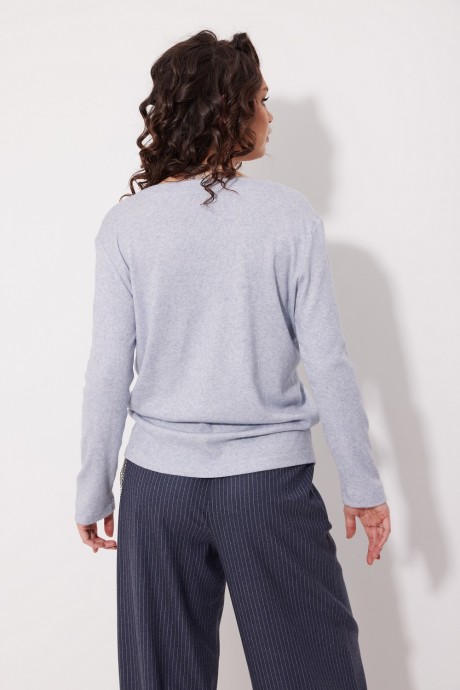 Джемпер (кофта) MG Wear 2251 голубой размер 42-52 #5